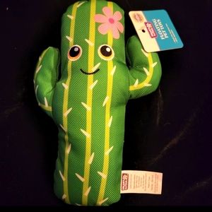 💗 Flowering Cactus Floating pet toy with squeaker. Pet stocking stuffer